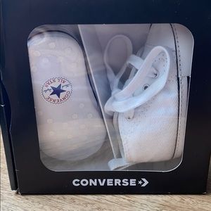 Brand new soft sole converse baby shoes